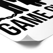 Funny Bride Groom Wedding Bachelor Bachelorette Pa Poster (Hoek)