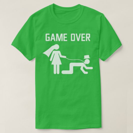 Funny Bride Groom Wedding Bachelor Bachelorette Pa T-shirt (Design voorkant)