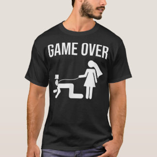 Funny Bride Groom Wedding Bachelor Bachelorette Pa T-shirt