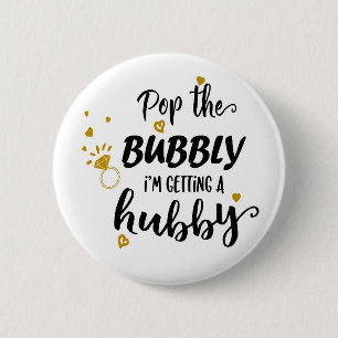 Funny Bride Mrs Wedding Vrijgezellenfeest Verlovin Ronde Button 5,7 Cm