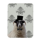 Funny bridegroom schaap bovenin magneet (Verticaal)