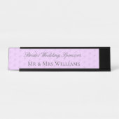 Funny Brides Ouders Trouwnaam Bord Bureau Naambordje (Voorkant)