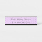 Funny Brides Ouders Trouwnaam Bord Bureau Naambordje (Voorkant)