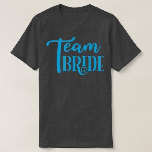 Funny Bridesmaid Bride Bachelorette Party Team Bri T-shirt (Design voorkant)