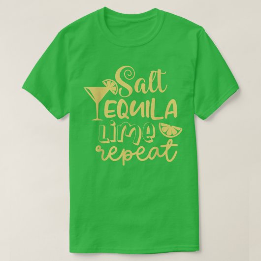 Funny Bridesmaid Bride Bachelorette Salt Tequila L T-shirt (Design voorkant)