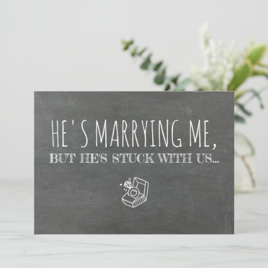 Funny Bridesmaid / Maid of Honor proposal Kaart (Staand voorkant)