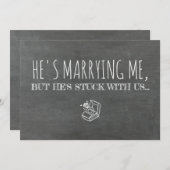 Funny Bridesmaid / Maid of Honor proposal Kaart (Voorkant / Achterkant)