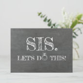 Funny Bridesmaid / Maid of Honor proposal Kaart (Staand voorkant)