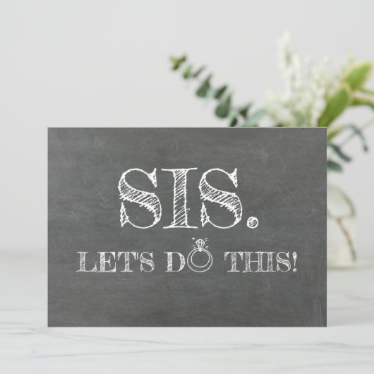 Funny Bridesmaid / Maid of Honor proposal Kaart (Staand voorkant)