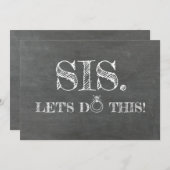 Funny Bridesmaid / Maid of Honor proposal Kaart (Voorkant / Achterkant)