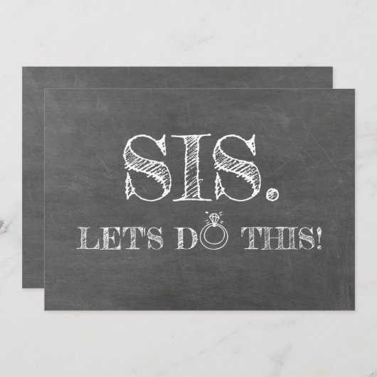 Funny Bridesmaid / Maid of Honor proposal Kaart (Voorkant / Achterkant)