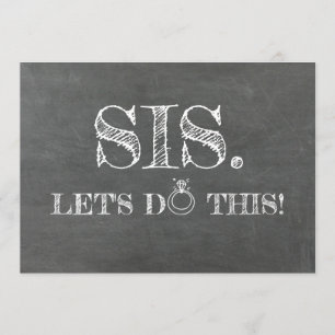 Funny Bridesmaid / Maid of Honor proposal Kaart