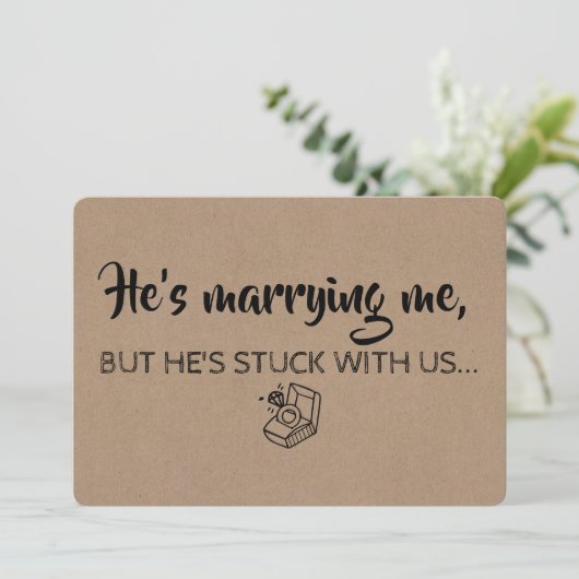 Funny Bridesmaid / Maid of Honor proposal Kaart (Staand voorkant)