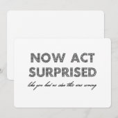 Funny Bridesmaid / Maid of Honor proposal Kaart (Voorkant / Achterkant)