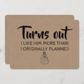 Funny Bridesmaid / Maid of Honor proposal Kaart (Voorkant / Achterkant)