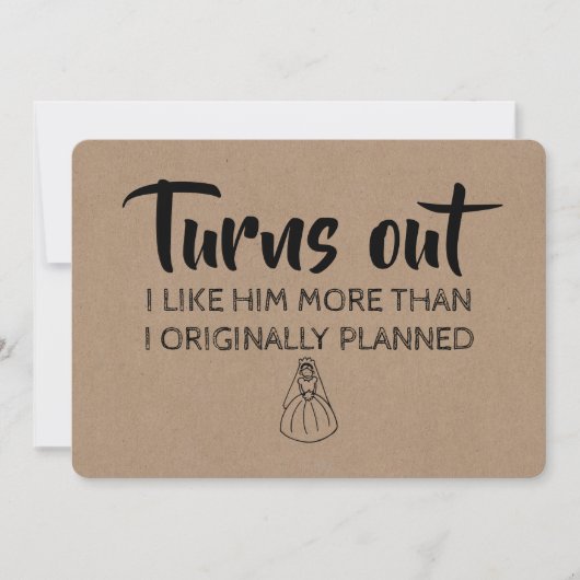 Funny Bridesmaid / Maid of Honor proposal Kaart (Voorkant)