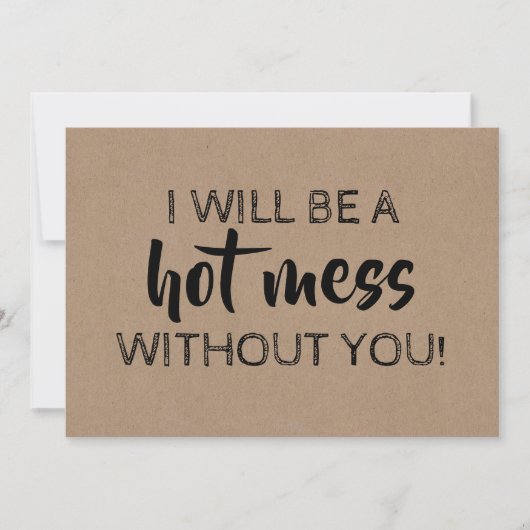 Funny Bridesmaid / Maid of Honor proposal Kaart (Voorkant)