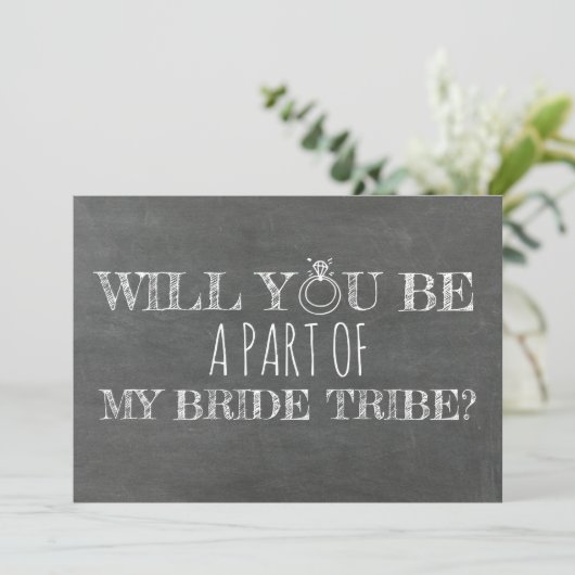 Funny Bridesmaid / Maid of Honor proposal Kaart (Staand voorkant)