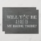 Funny Bridesmaid / Maid of Honor proposal Kaart (Voorkant / Achterkant)