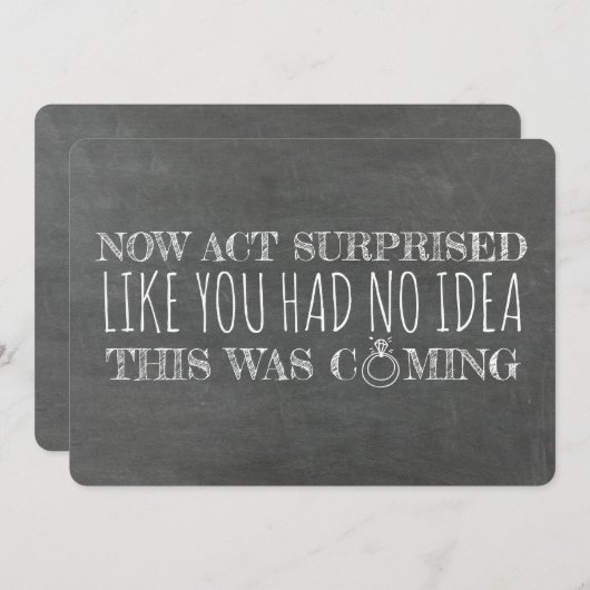 Funny Bridesmaid / Maid of Honor proposal Kaart (Voorkant / Achterkant)