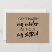 Funny Bridesmaid / Maid of Honor proposal Kaart (Voorkant)