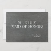 Funny Bridesmaid / Maid of Honor proposal Kaart (Achterkant)