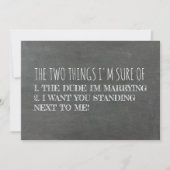 Funny Bridesmaid / Maid of Honor proposal Kaart (Voorkant)