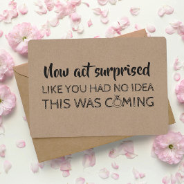 Funny Bridesmaid / Maid of Honor proposal Kaart
