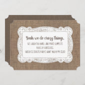 Funny Bridesmaid / Maid of Honor proposal Kaart (Voorkant / Achterkant)