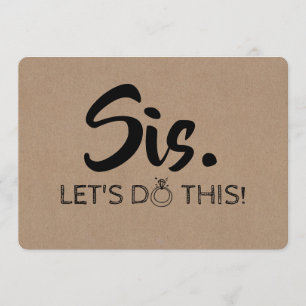 Funny Bridesmaid / Maid of Honor proposal Kaart