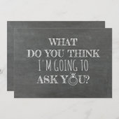 Funny Bridesmaid / Maid of Honor proposal Kaart (Voorkant / Achterkant)