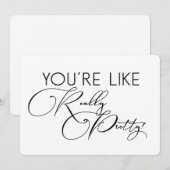 Funny Bridesmaid / Maid of Honor proposal Kaart (Voorkant / Achterkant)