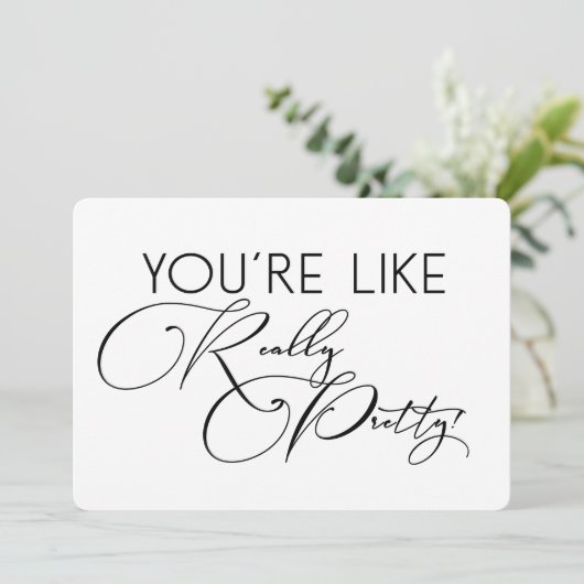 Funny Bridesmaid / Maid of Honor proposal Kaart (Staand voorkant)