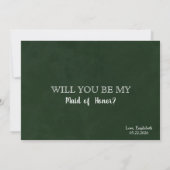 Funny Bridesmaid proposal Day Drink Excuseer Invit Kaart (Achterkant)