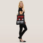 Funny Bridge Player vermorzeld door het spel Tote Bag (Op model)