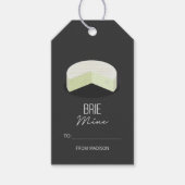 Funny Brie Mine Valentijn Love Cheese Gift Labels Cadeaulabel (Voorkant)