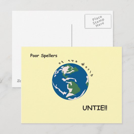 Funny Briefkaart (Voorkant / Achterkant)