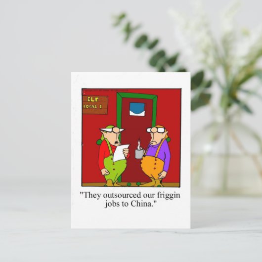 Funny Briefkaart (Staand voorkant)