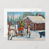 Funny  Briefkaart Deer Hunting Season (Voorkant / Achterkant)