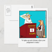 Funny Briefkaart "Juddag Buzzer" (Voorkant / Achterkant)