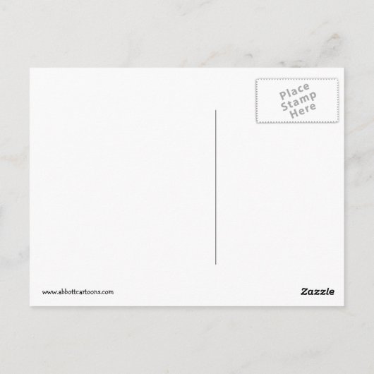 Funny Briefkaart "Juddag Buzzer" (Achterkant)