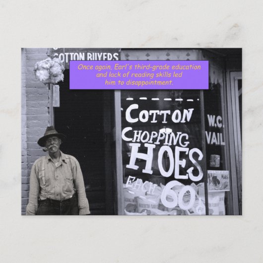 Funny Briefkaart - Katoen kaphoes (Voorkant)