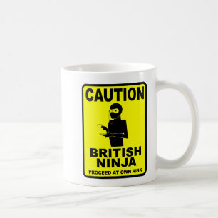 Funny British Ninja Koffiemok
