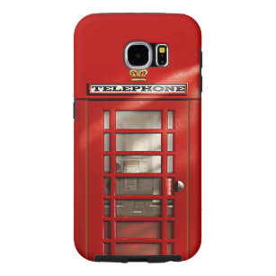 Funny British Red Phone Booth Samsung Galaxy S6 Hoesje