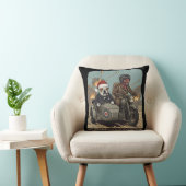 Funny British themed Christmas Kussen (Stoel)
