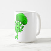 Funny Broccoli Cartoon Koffiemok (Voorkant rechts)