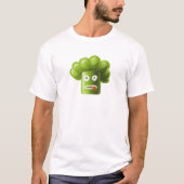 Funny Broccoli Crazy Plant Vegan Vegetarian T-shirt (Voorkant)