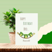 Funny broccoli feestdagenkaart