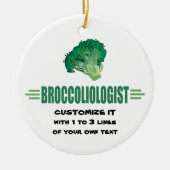 Funny Broccoli Keramisch Ornament (Voorkant)