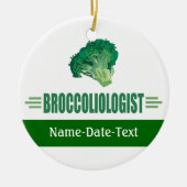 Funny Broccoli Keramisch Ornament (Voorkant)
